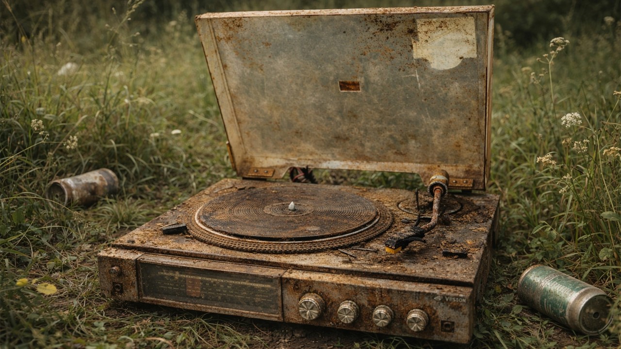Full Restoration Of A 1970 Record Player With AM/FM Radio / 50+ Years Abandoned!