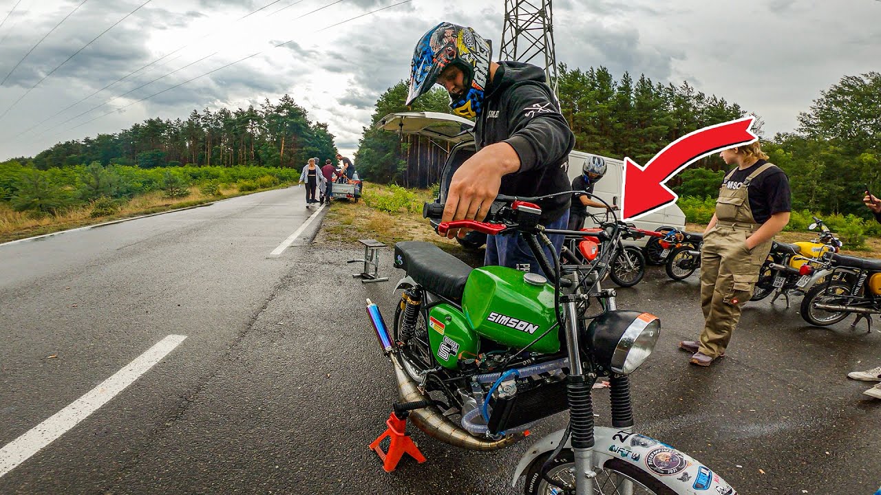 WASSERGEKÜHLTE SIMSON am SPOTDAY | Simson - TOUR in den OSTEN 2023
