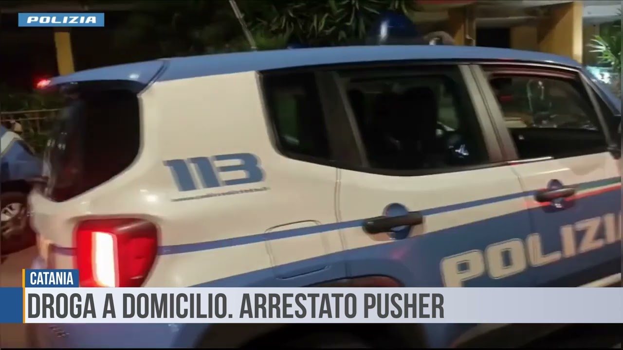 Catania: droga a domicilio. Arrestato pusher