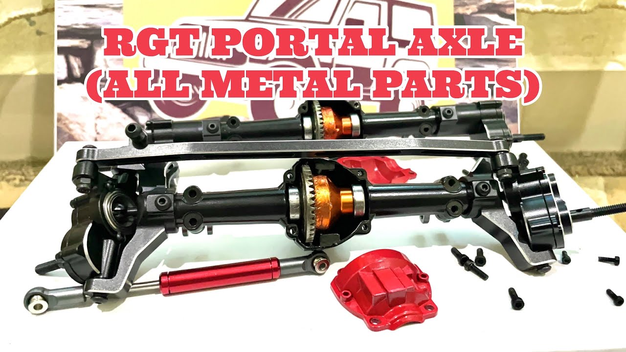 RGT PORTAL AXLE UPGRADE KIT FOR 1/10 CRAWLER (ALL METAL PARTS)