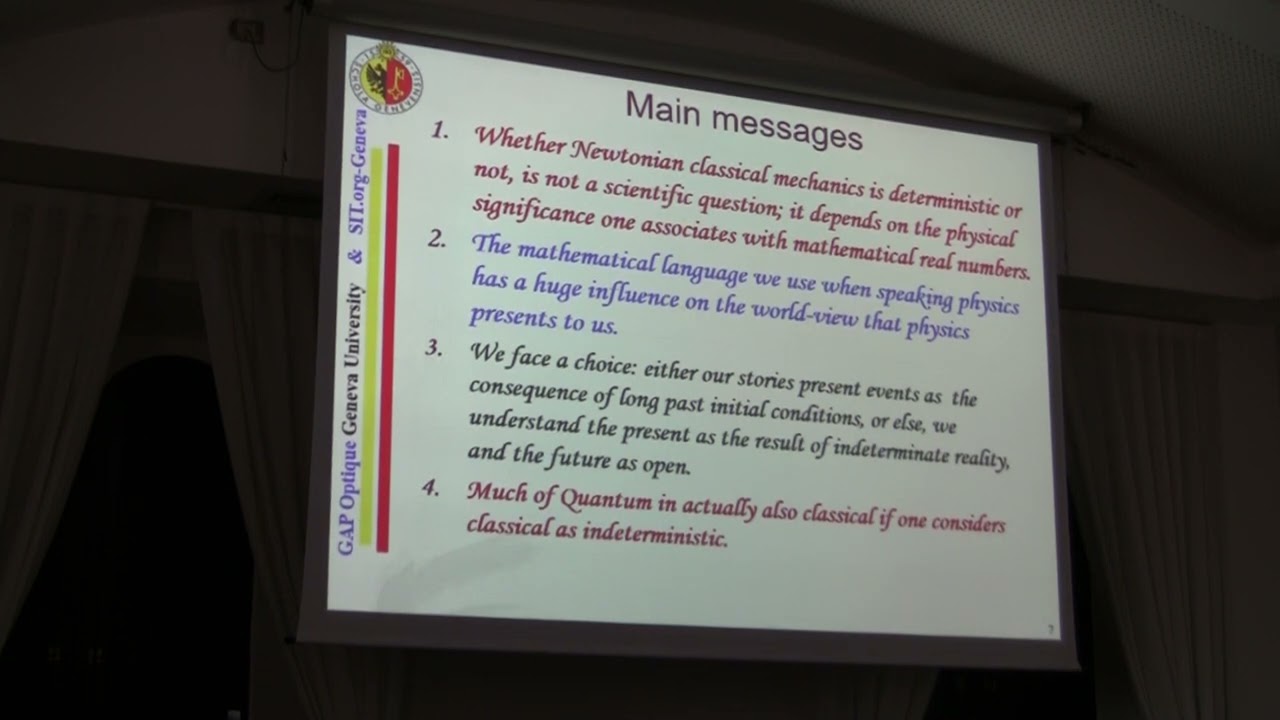 DICE10, Nicolas Gisin: Indeterministic Physics and Intuitionistic Mathematics