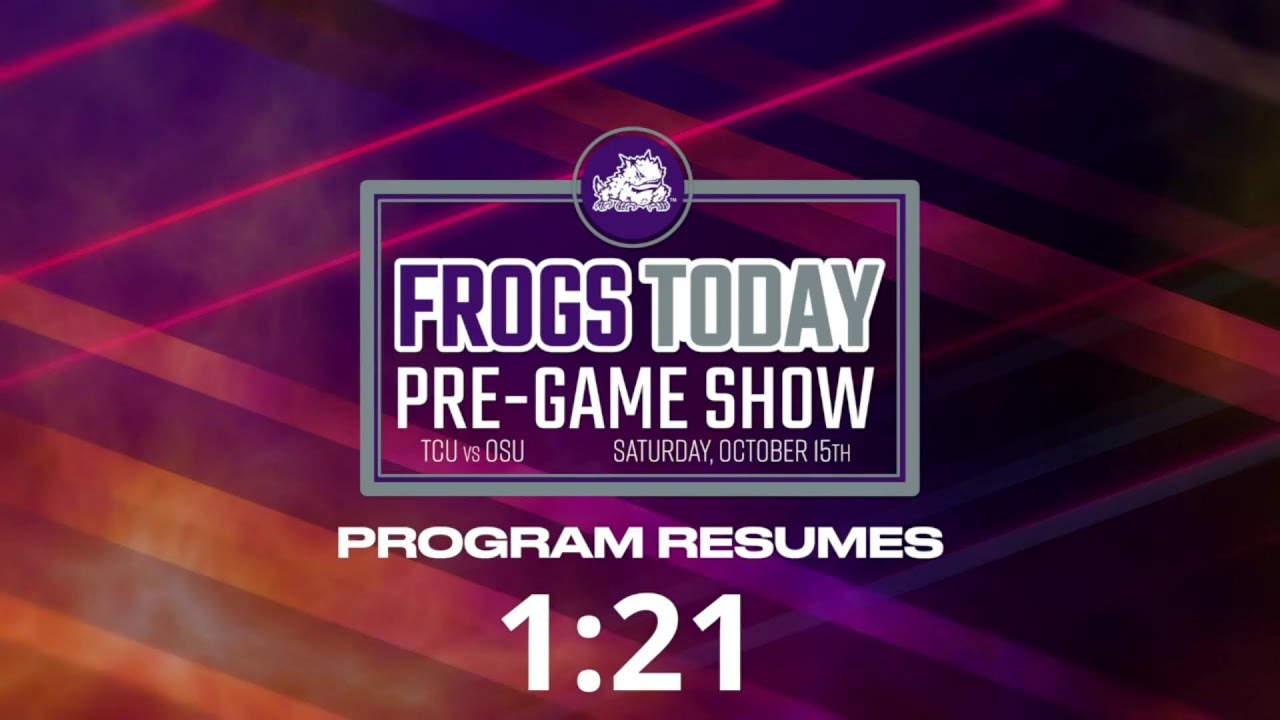 Frogs Today Pre-Game Show: TCU vs OSU Football