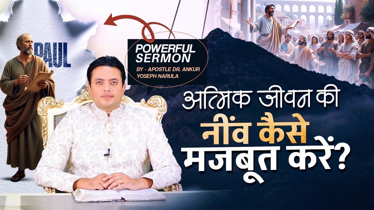 अत्मिक जीवन की नींव कैसे मजबूत करें? Powerful Sermon By #apostleankuryosephnarula | ANM