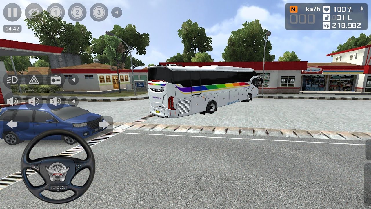 SINAR JAYA CEPAT RUTE BLITAR To MALANG | BUS SIMULATOR INDONESIA | BUSSID - GAMEPLAYS