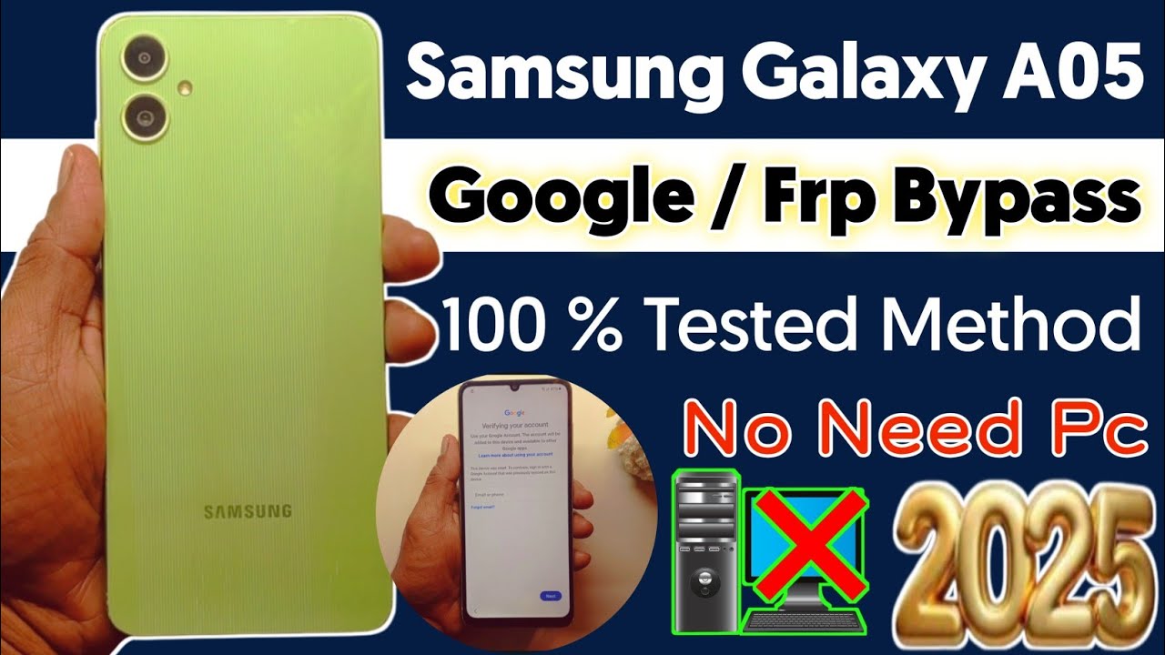 Samsung A05 / A06 Frp Bypass 2026 | Samsung Galaxy A05 Frp/Unlock Android 13-14 Without Pc 