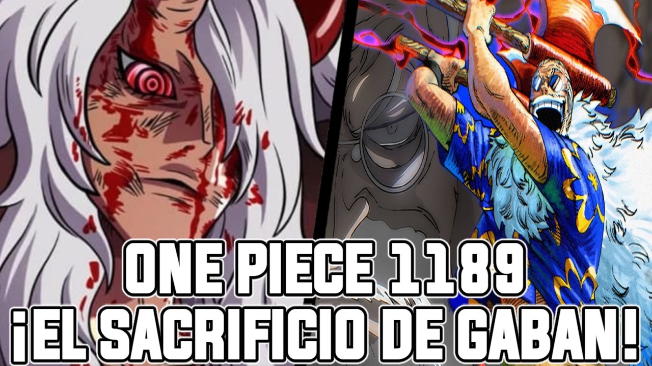 ONE PIECE CAPITULO 1189 (NUEVOS SPOILERS) | SE ACERCA LA MUERTE DE GABAN | EL REY DEL MUNDO IMU