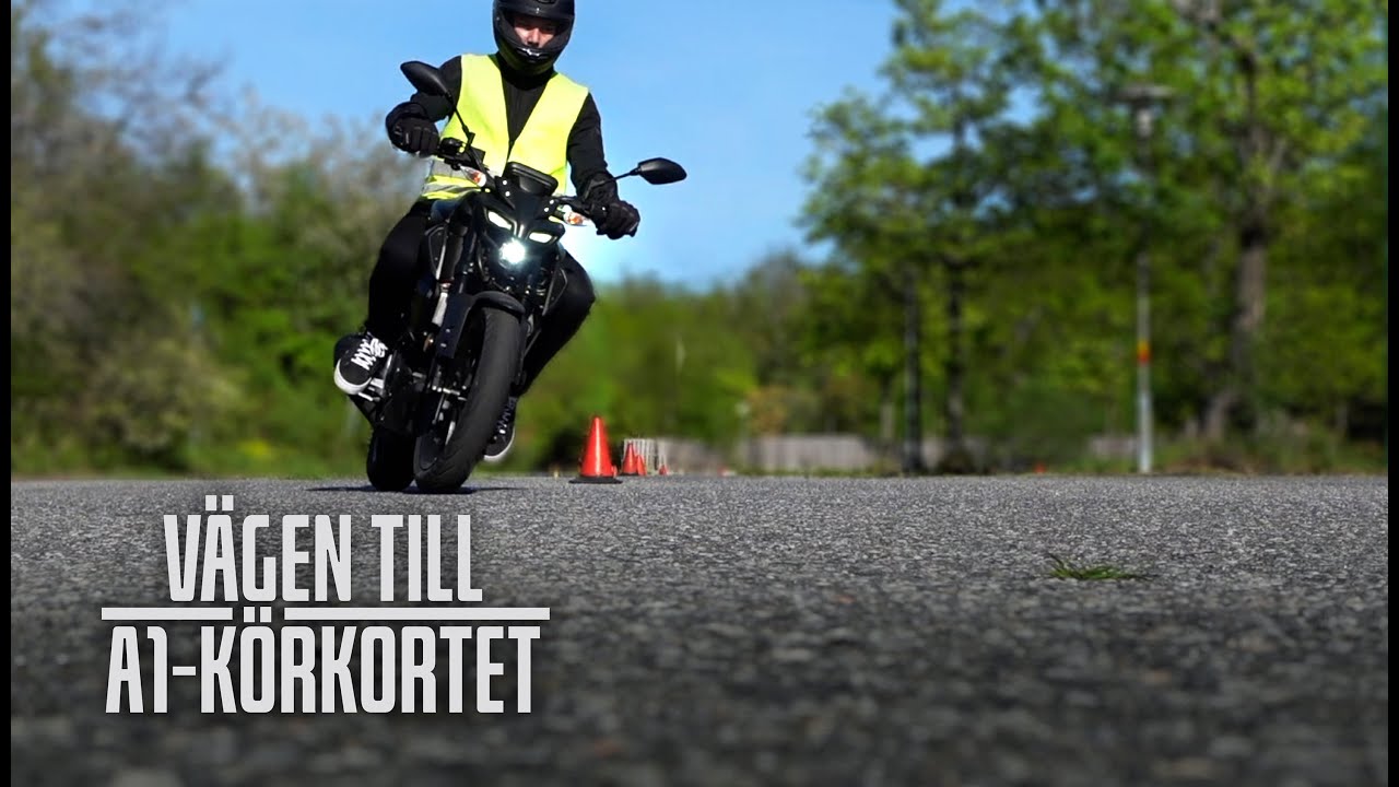 11. Högfartsbana, lågfart samt broms – Vägen till A1-körkort