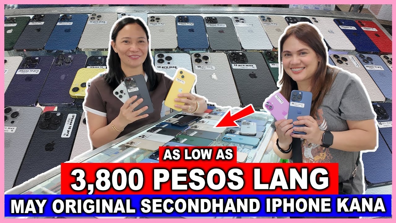 AS LOW AS 3,800 PESOS LANG MAY IPHONE KANA ORIGINAL NA SECONDHAND BAGSAK PRESYO DITO!