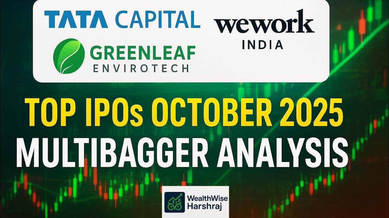 October IPO Analysis 2025 | Tata Capital | WeWork India | Greenleaf | Multibagger Picks in Hindi