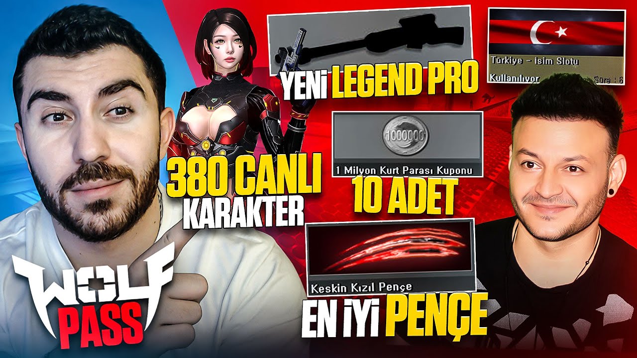 380 CANLI KARAKTERLER! WOLFPASS YENİ SEZONU ALDIM!!