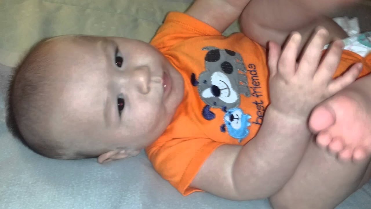 Baby Luis Toe Sucking