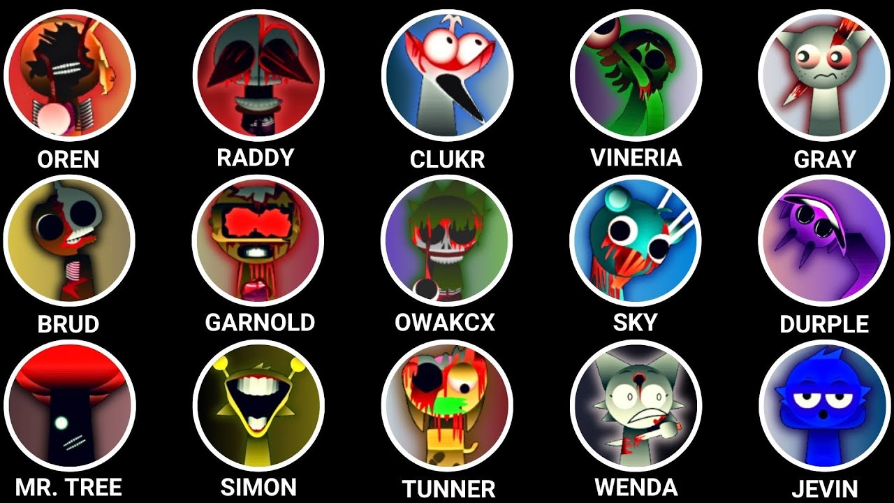 Every Horror Sprunki phase 4 in 15 Minutes