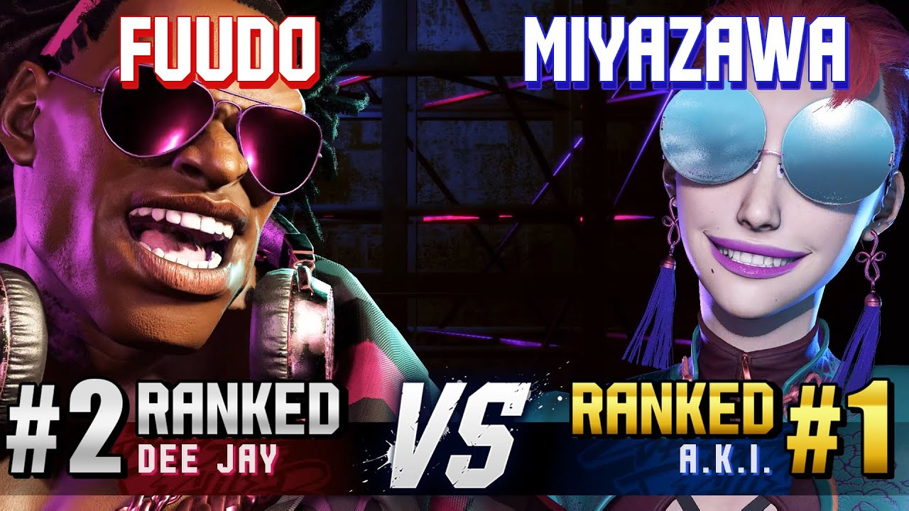 SF6 ▰ FUUDO (#2 Ranked Dee Jay) vs MIYAZAWA KIRYU (#1 Ranked A.K.I.) ▰ High Level Gameplay