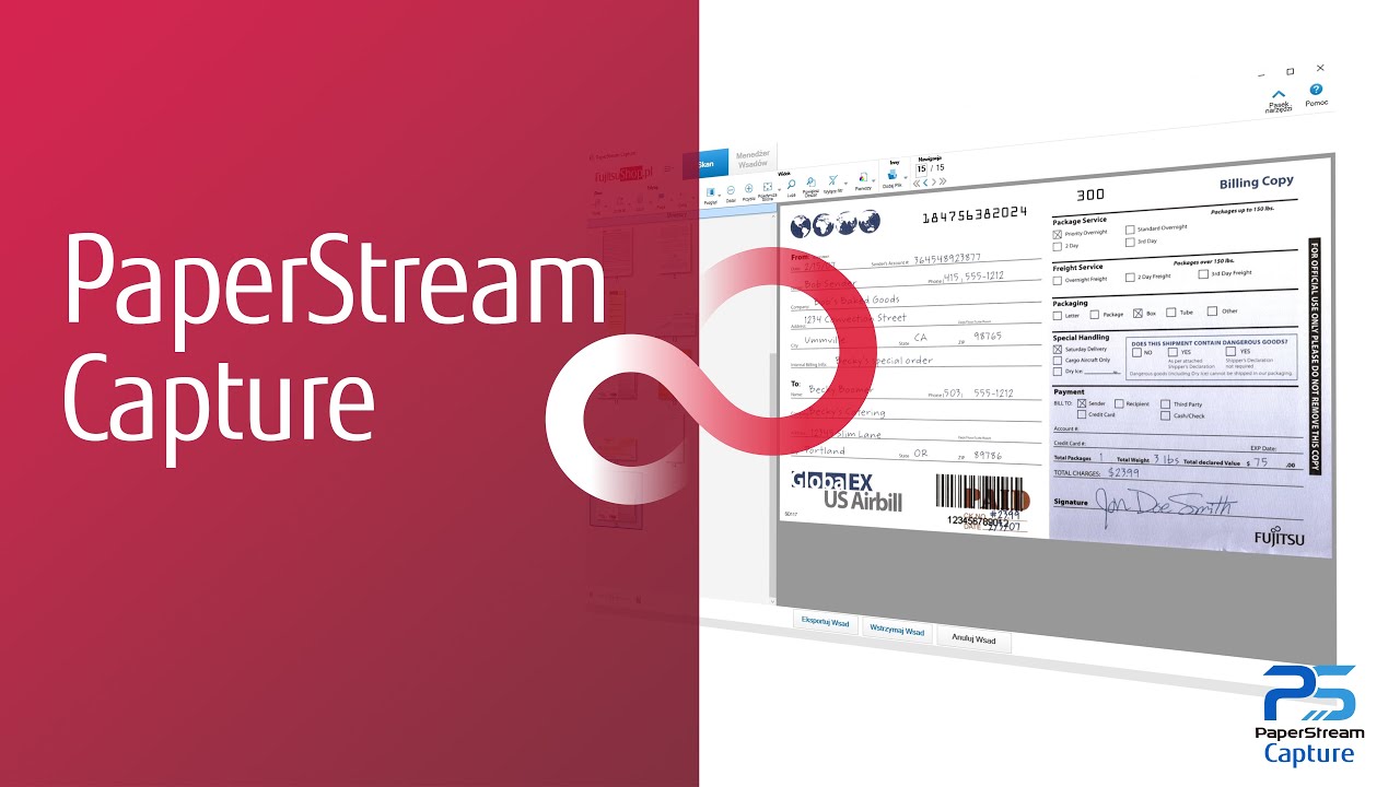 PaperStream Capture - możliwości programu do skanowania - Fujitsu-Shop.pl