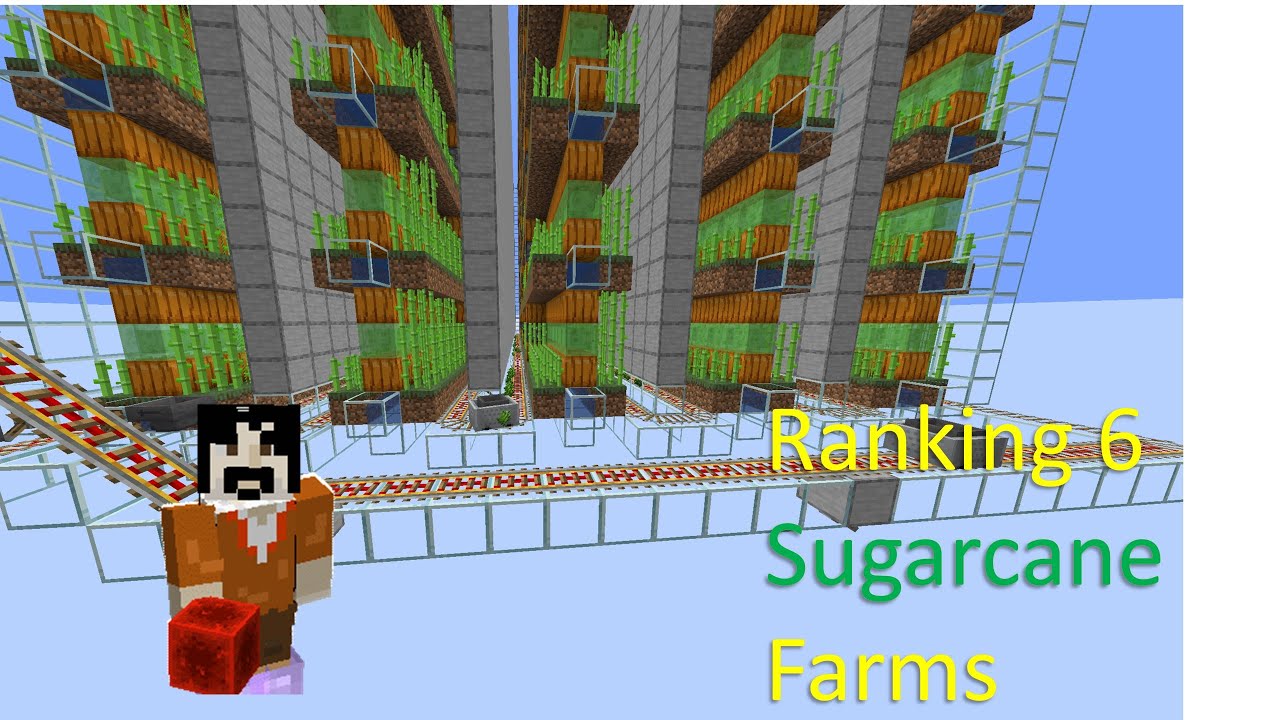 The best sugarcane farms! 7 farms ranked, with bonus bamboo setups. Java Minecraft 1.19-1.21