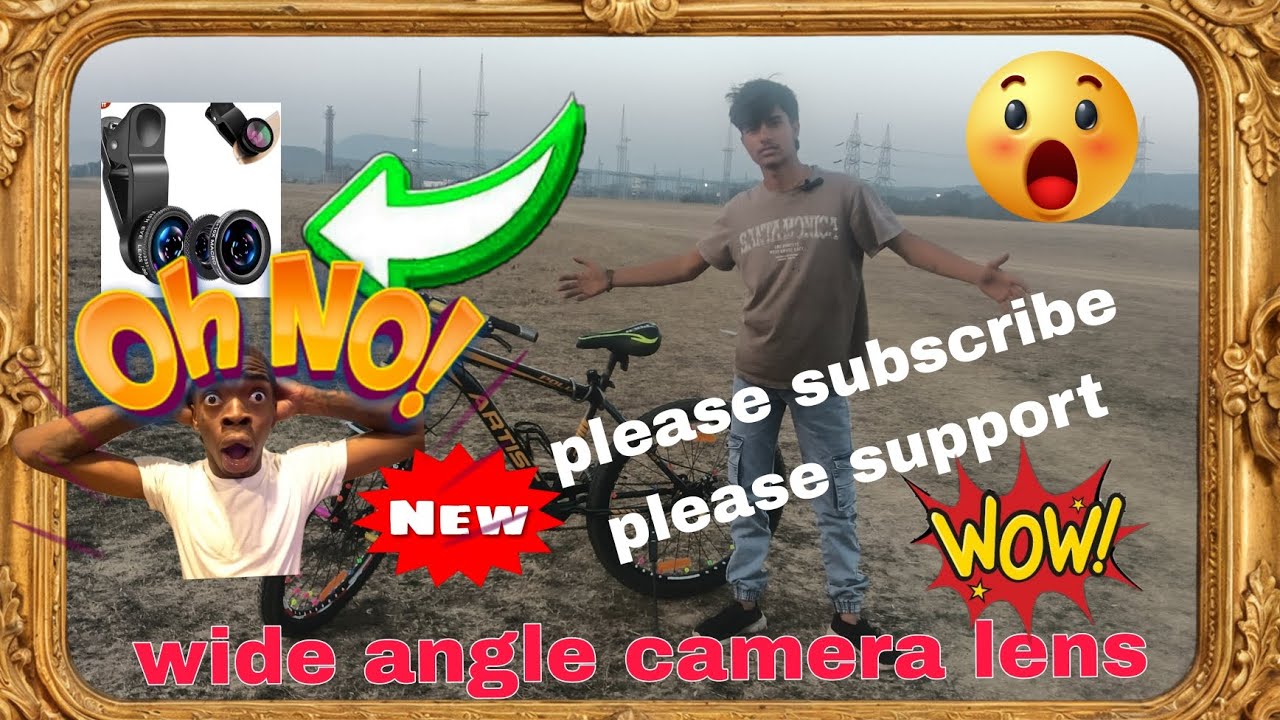 My wide angle camera lens 🥰🥰 motor block started