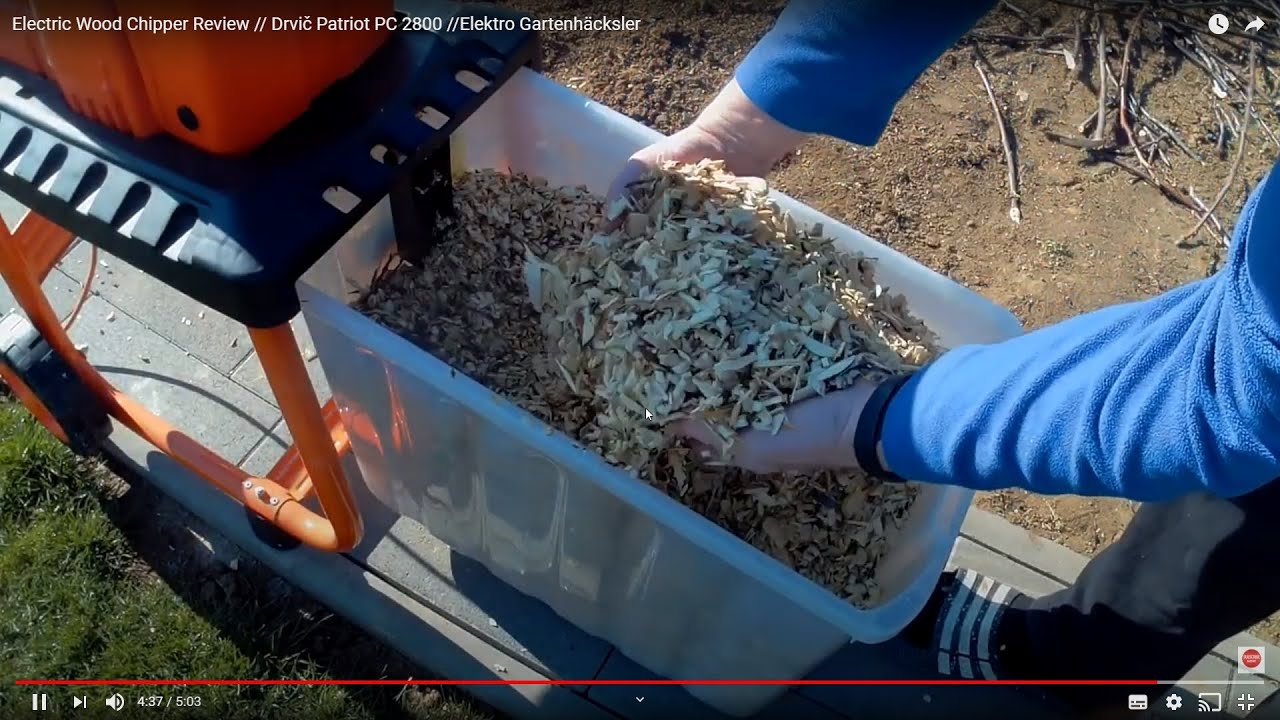 👉 Electric Wood Chipper Review ♻ // Drvič konárov Patriot PC 2800 //Elektro Gartenhäcksler  💲