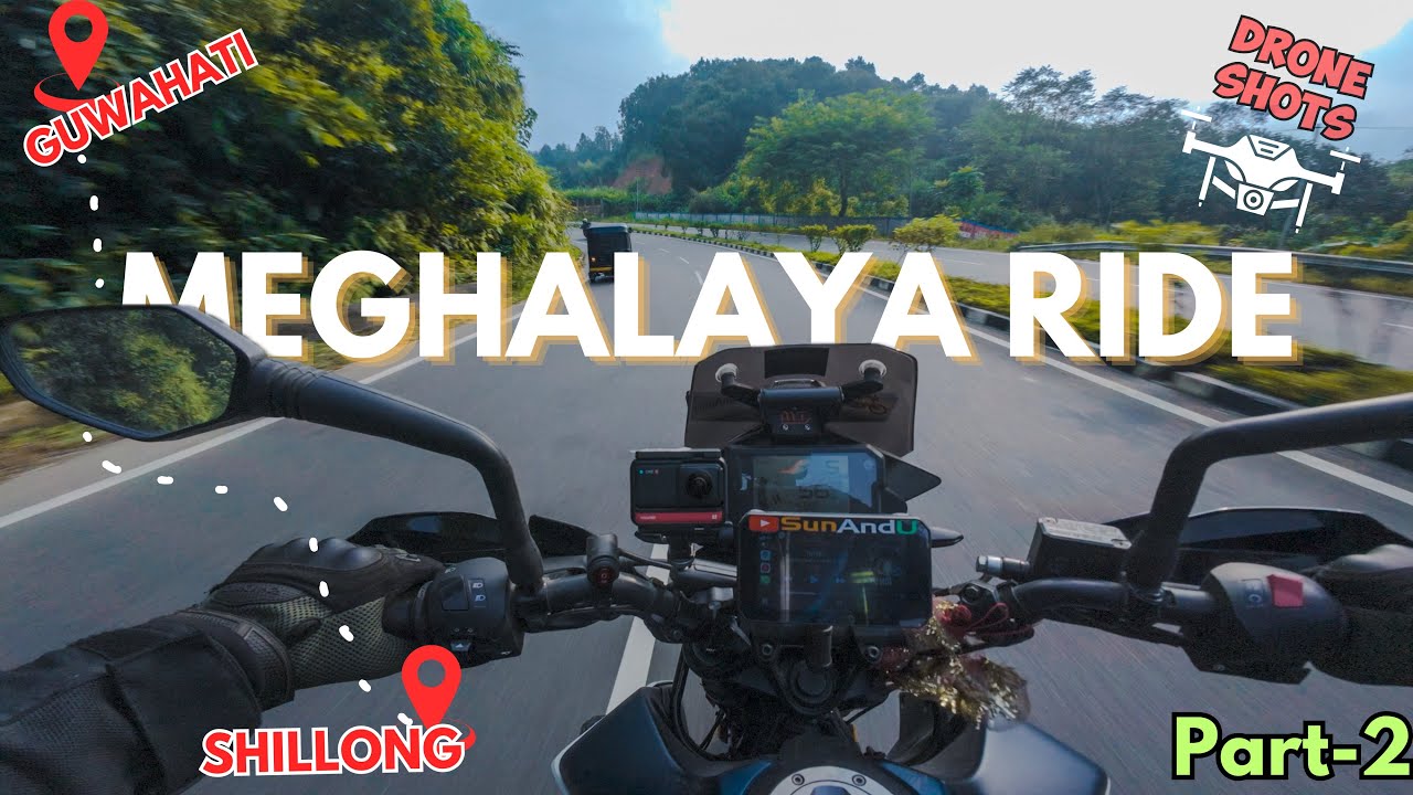 Most Beautiful Highway For Riders || Bike broke Down || Meghalaya Bike Ride || Guwahati to Shillong