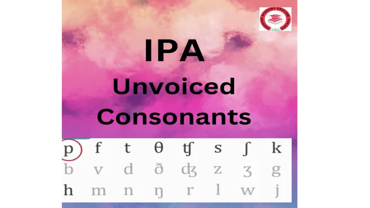 Unvoiced Consonant Sounds: Improve Pronunciation