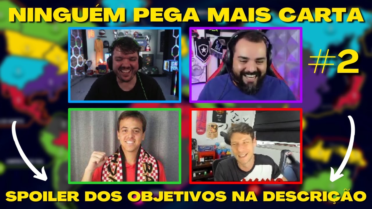 Gaules jogando WAR com a Tribo (bt0, Agnelo, Danyel, VVV e Raios) #2