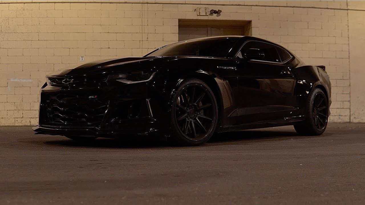 LATE NIGHT MURDERED OUT 2023 CAMARO ZL1 POV DRIVE