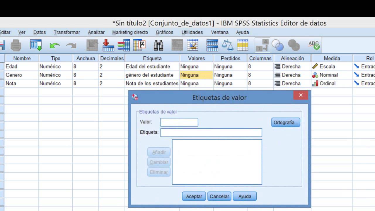 IBM SPSS Tutorial Cómo Ingresar Datos