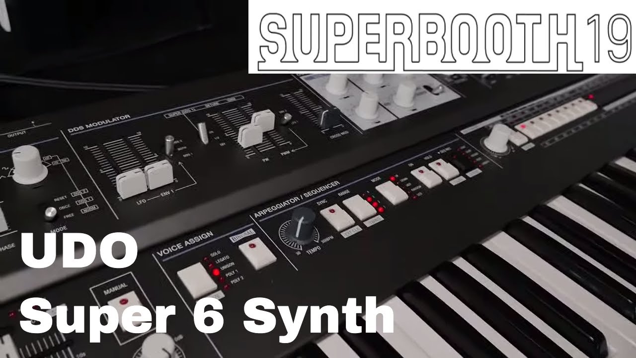 Superbooth 2019 - UDO Audio Super 6 Binaural synth First look