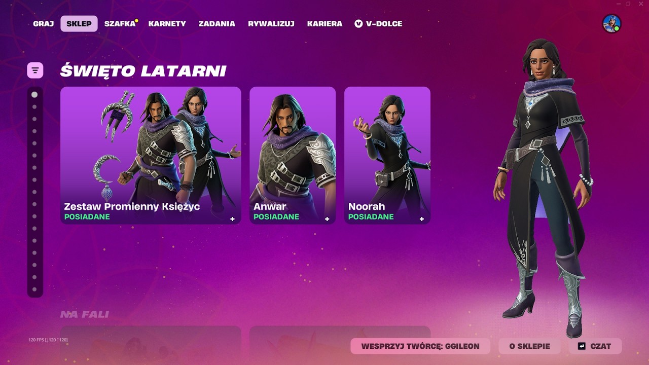 SKLEP FORTNITE 19.02.2026 *NOORAH, GROBOSERCA, SAURA, KASTOR, REX, SERGE, SEUNG, KARASU*