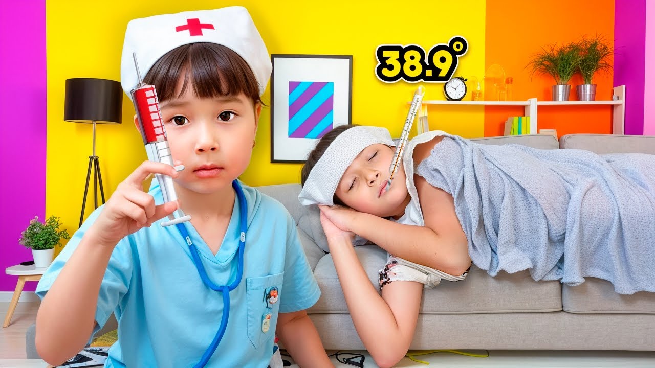 КОПЖАСАРОВЫ баттл😍 @kopzhasarovy ЖАСМИН АУЫРЫП ҚАЛДЫ🤒|ЗЛОЙ ДОКТОР 👩🏻‍⚕️ КЕЛІП ДӘУ УКОЛ САЛДЫ💉😱😰🤯