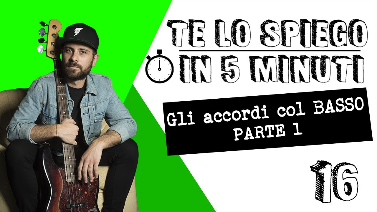 Басовые аккорды - Часть 1 - #telospiegoin5minuti, эпизод 16