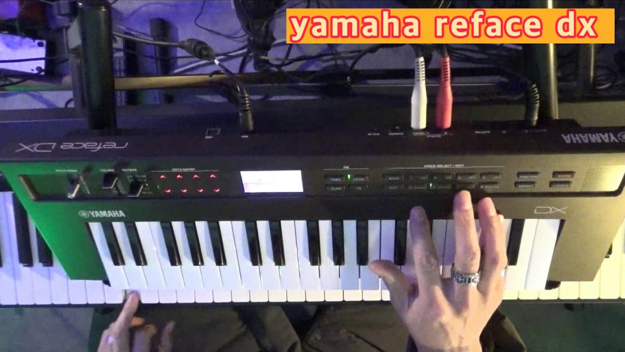 [세컨건반 / 악기 시연 / 리뷰] FM 신스 살 돈 없어? 그럼 이거사!! 야마하 리페이스 DX (yamaha reface DX)