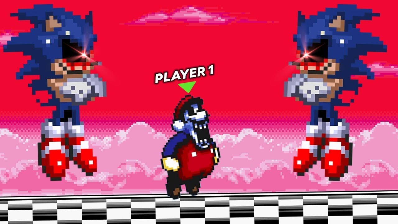 Hice un mundo en el que Sonic.exe lucha contra Mario MX
