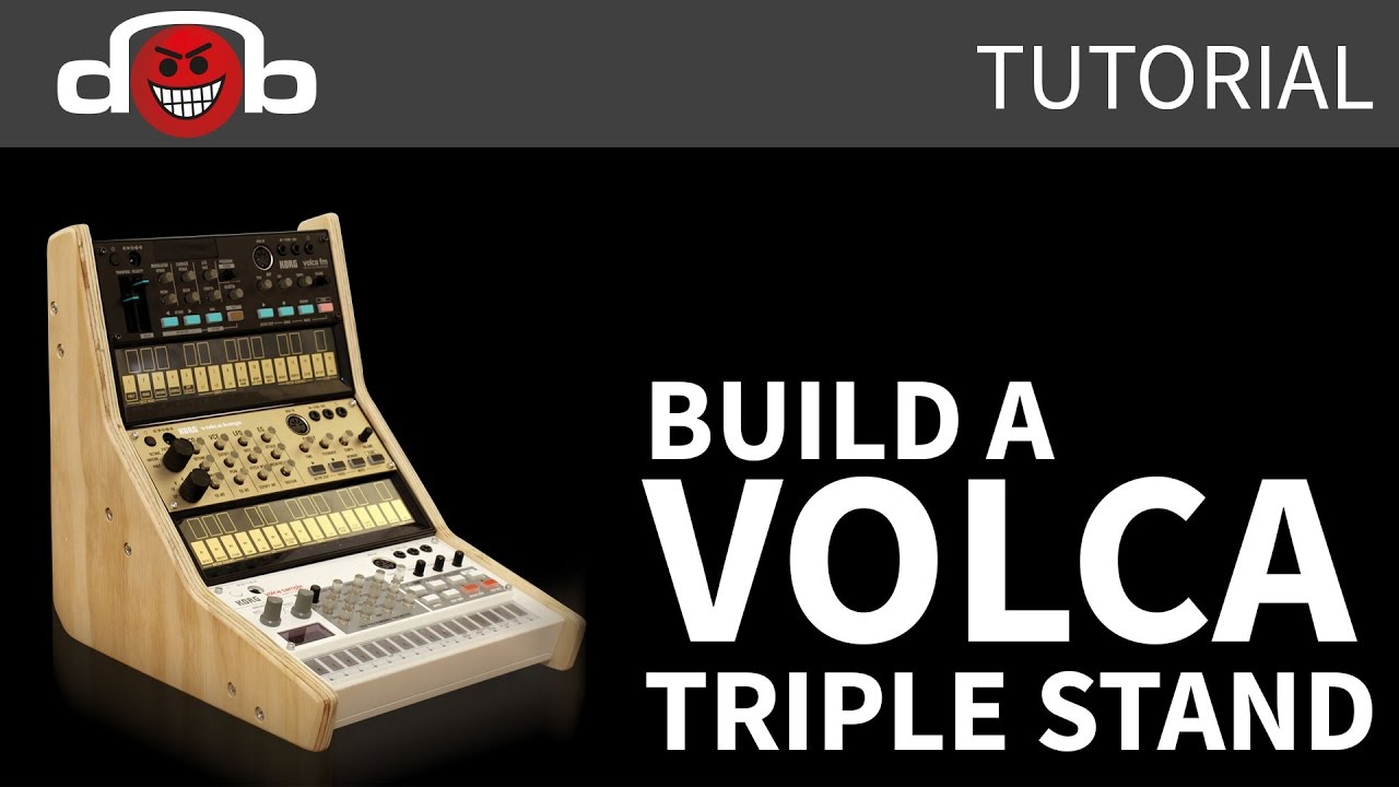 Tutorial: How To Build A Korg Volca Triple Stand