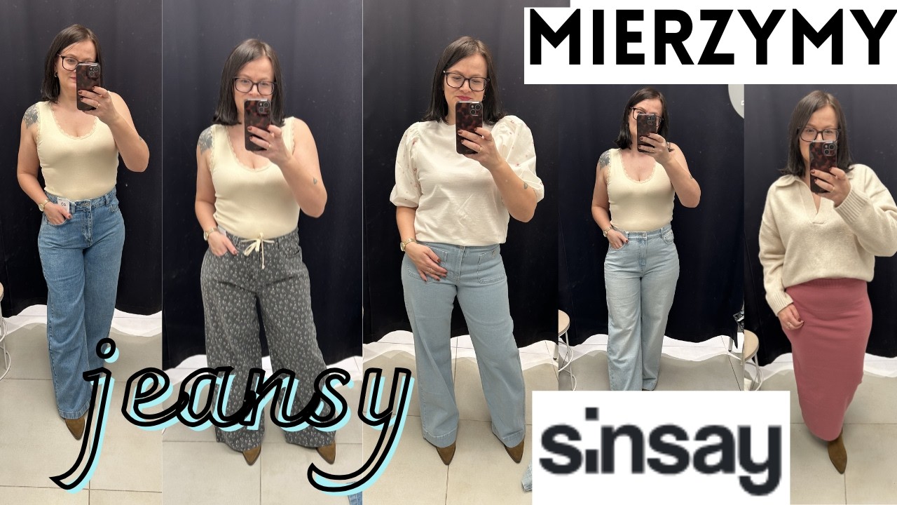 👖 MIERZYMY SINSAY – Jeansy  BALLOON, WIDE LEG i spódnica! 🔥 Modowe hity czy kit?