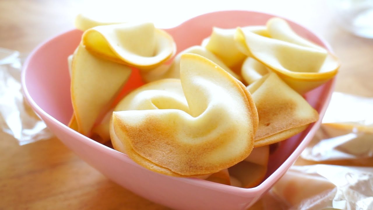 Fortune Cookies 포춘쿠키 만들기 | SweetHailey