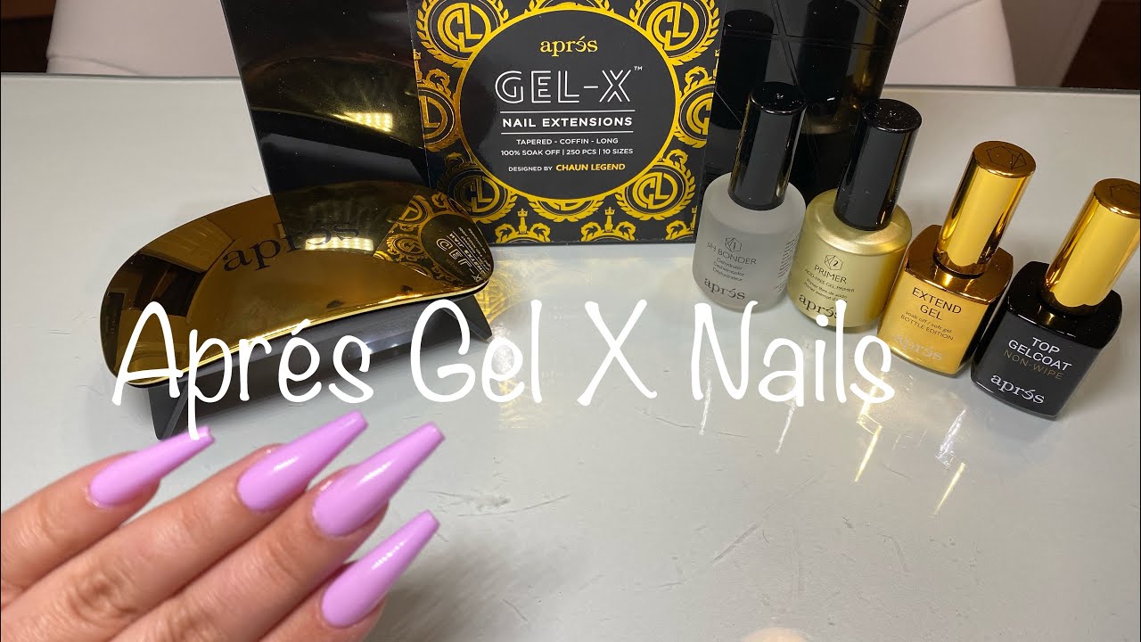 Aprés Gel X Nails| Watch Me Do My Nails