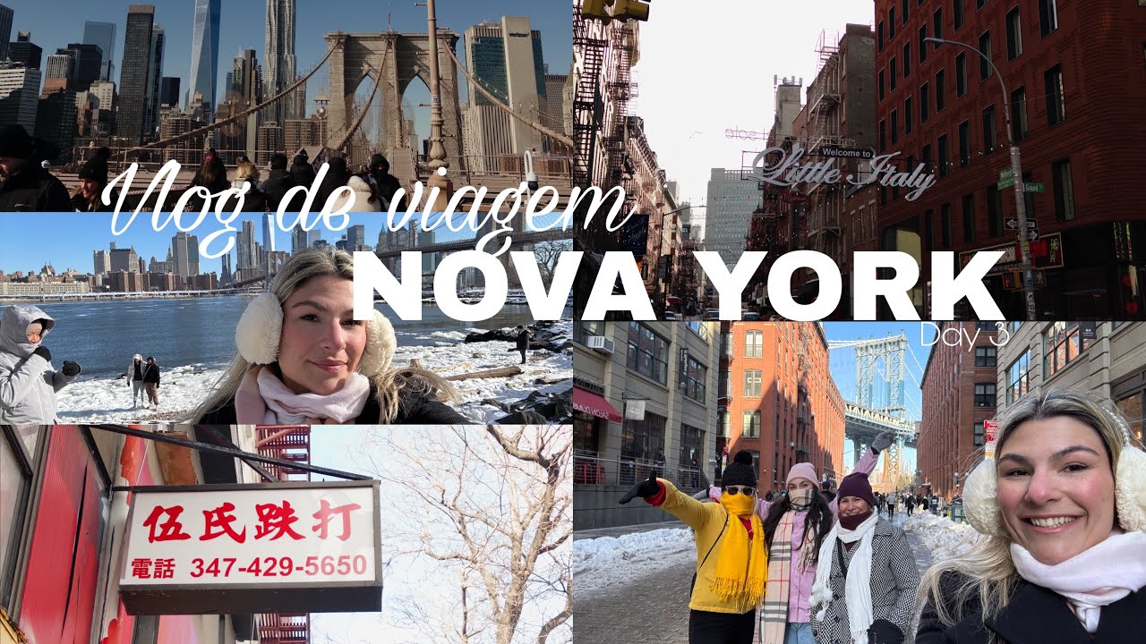 Day 3 | passeando pelos pontos turísticos: Ponte do Brooklyn, Dumbo, Chinatown e Little Italy… 