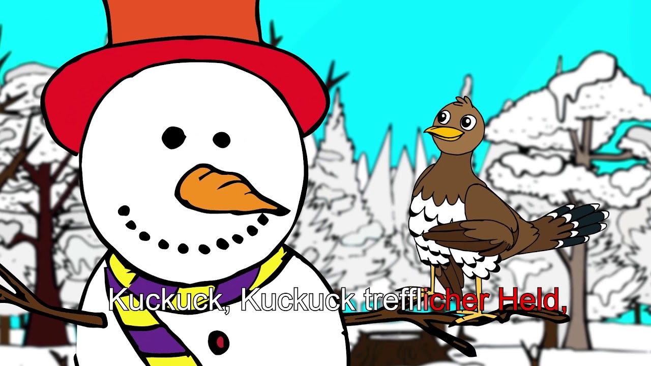 Kuckuck Kuckuck rufts aus dem Wald  - Yleekids Deutsch lernen mit Kinderliedern