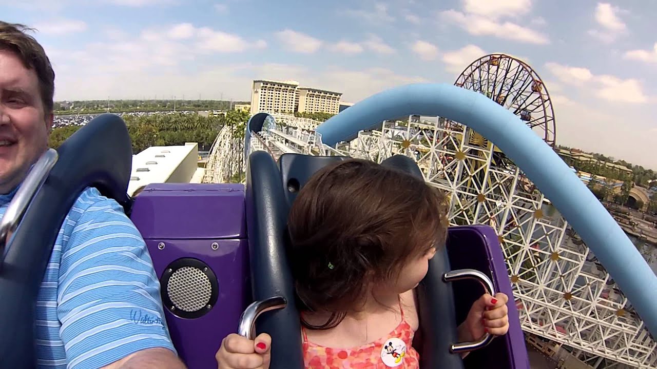 8 Year-Old Rides California Screamin' for first time