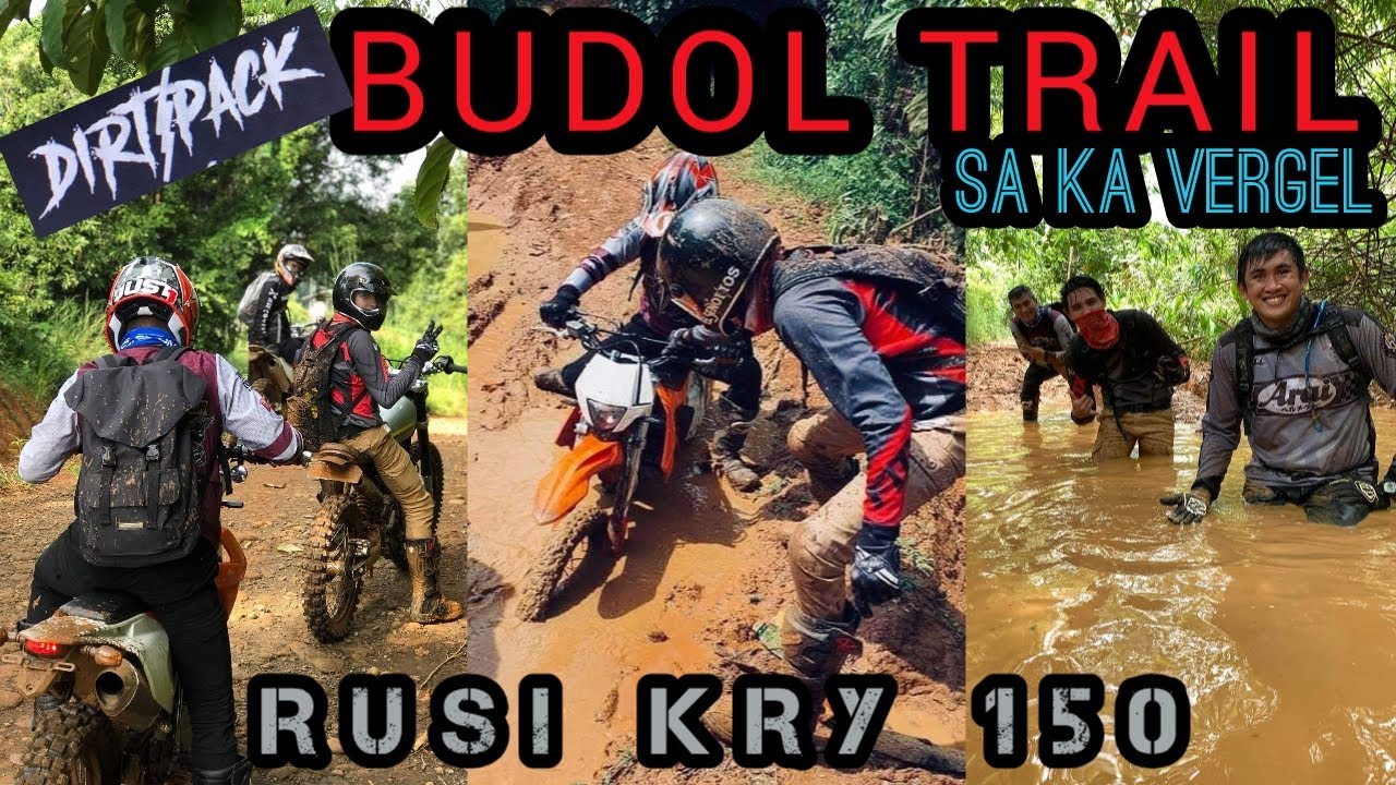 KA VERGEL RIDE WITH MY RUSI KRY 150 - PART 2 | DIRT PACK | BUDOL TRAIL | MAARAT
