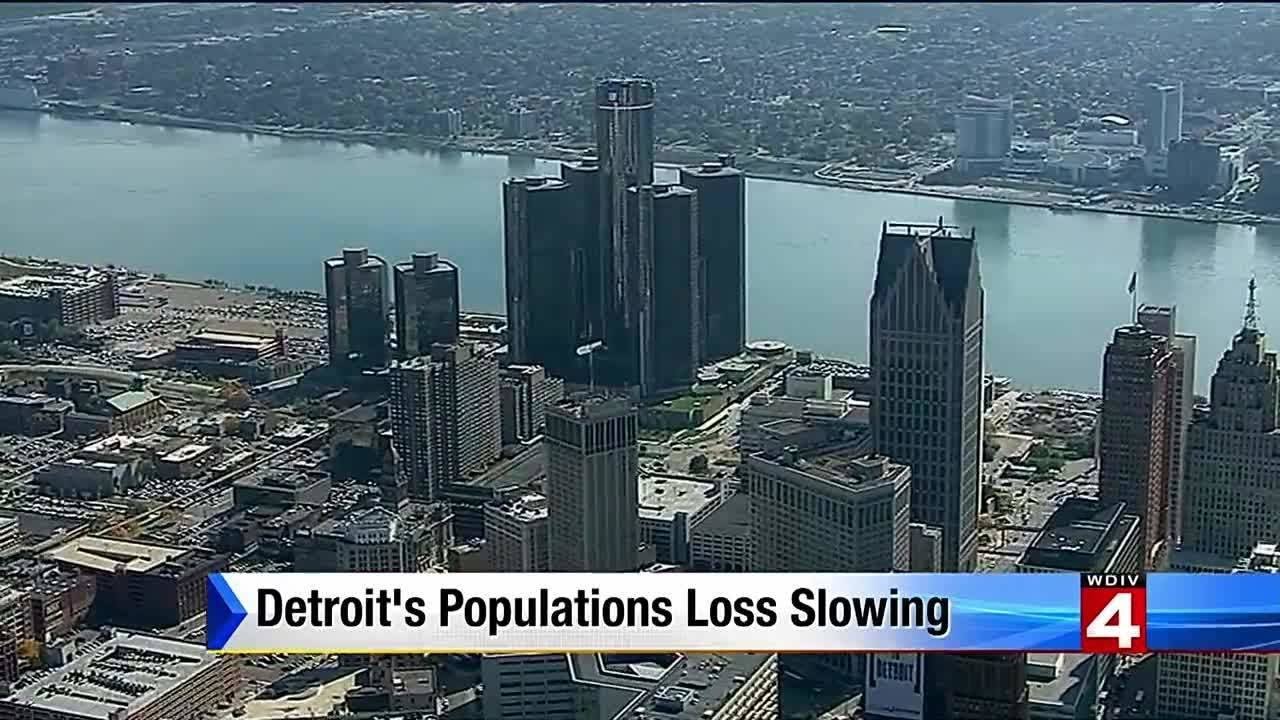 Detroit&rsquo;s populations loss slowing