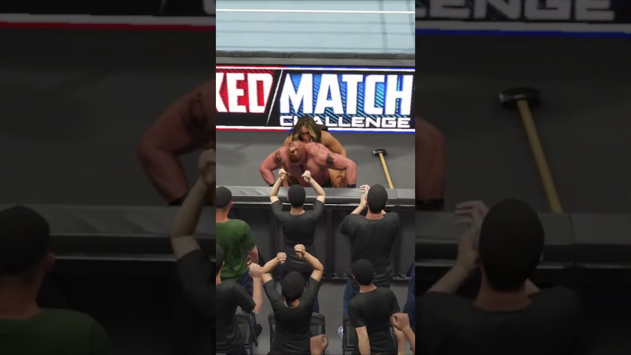 Брок Леснар против Нии Джакс || Видео игрового процесса боя в WWE2k25 #wrestling #wwe2k24 #wwe #w...