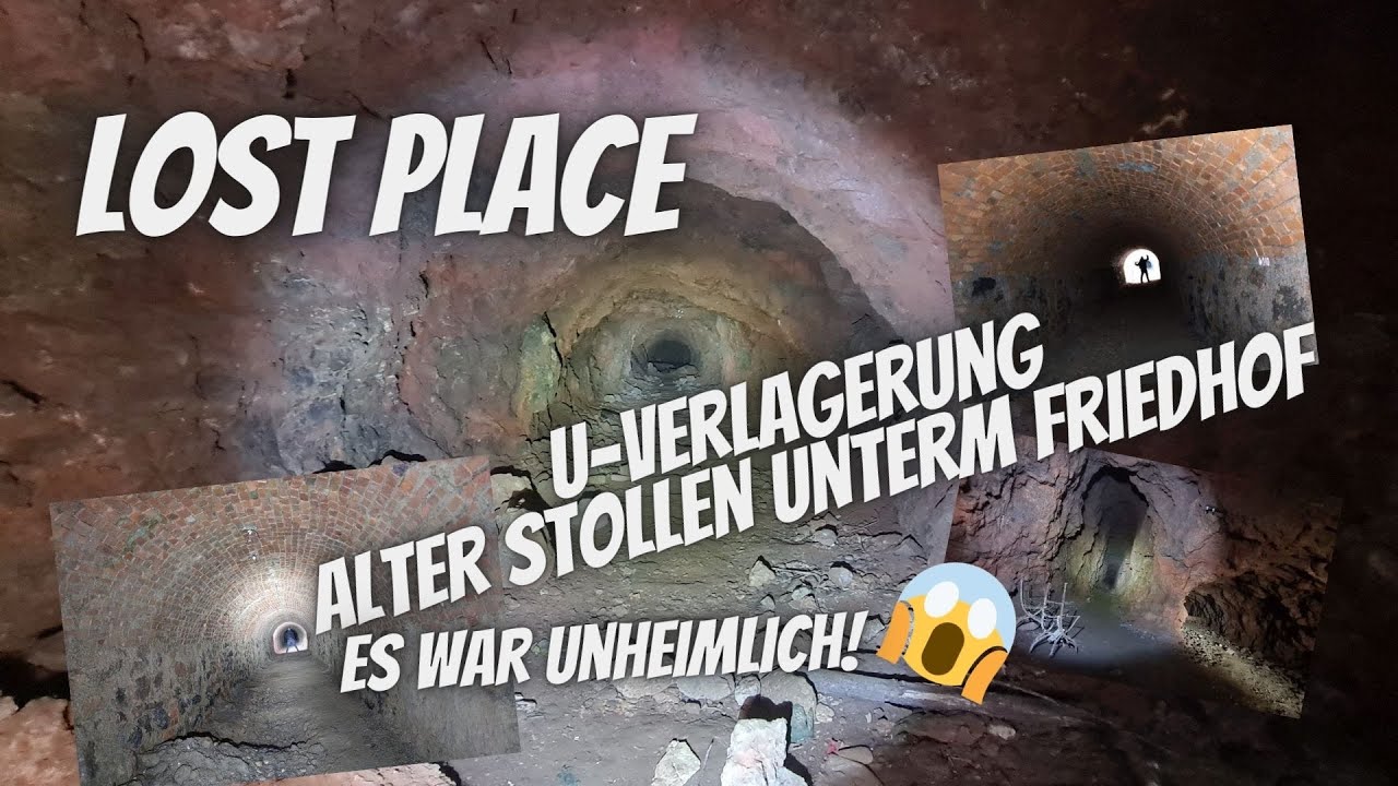 U-Verlagerung - Alter Stollen unterm Friedhof aus dem 2. Weltkrieg! Lost Place