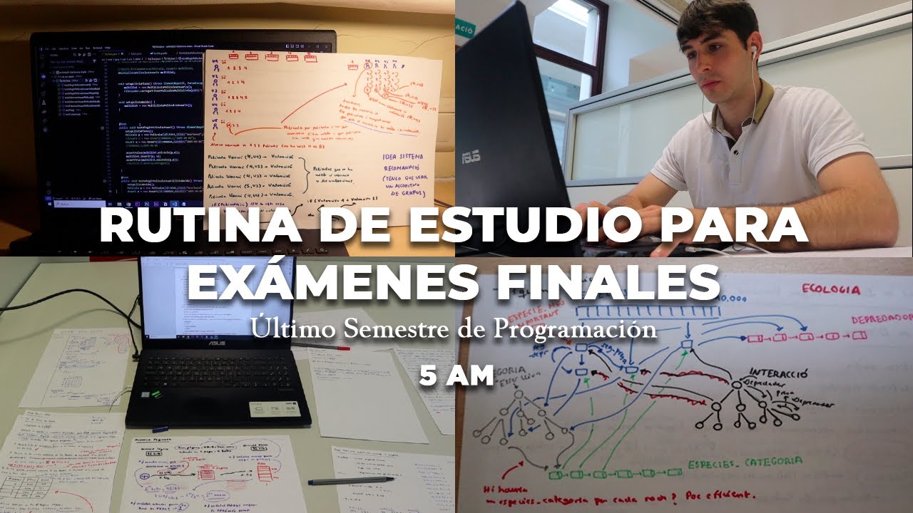 Mi Rutina de Estudio para Exámenes Finales como Estudiante de Programación | técnicas, organización…