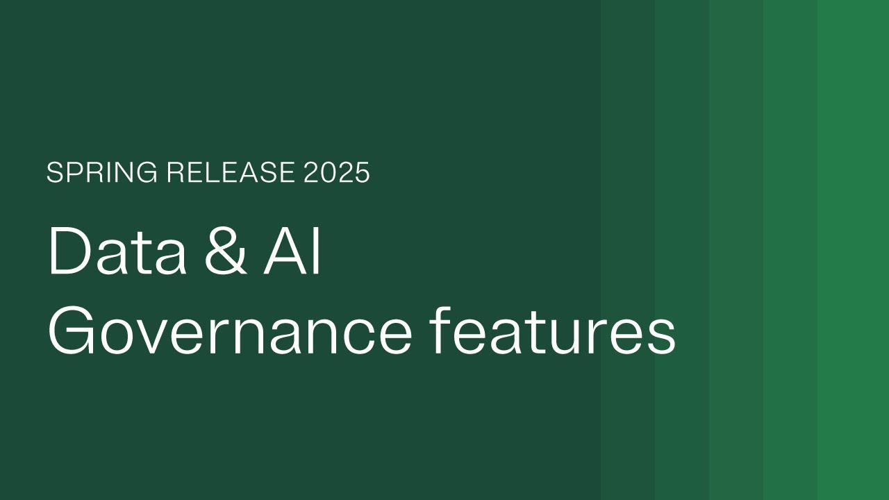 Feature overview for Data & AI Governance features in the OneTrust Spring Release 2025