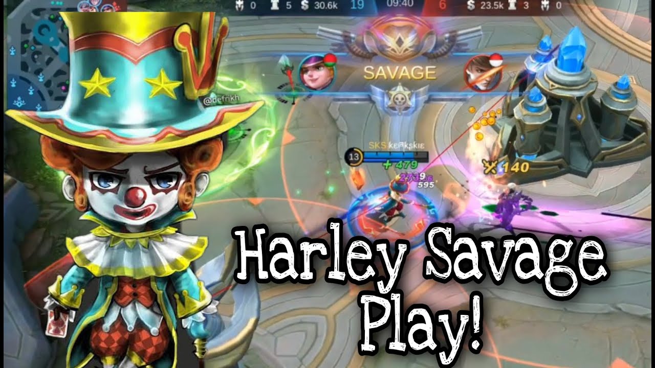 My Harley Savage Gameplay | MLBB | Knight Springer