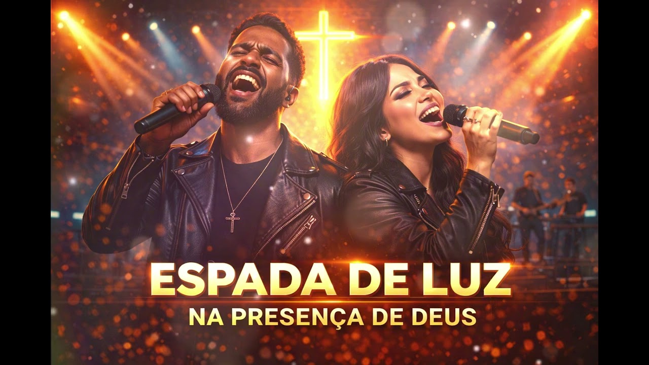 ESPADA DA LUZ ⚔️✨Na presença de Deus, meu louvor vira arma e minha fé vira escudo. #rock