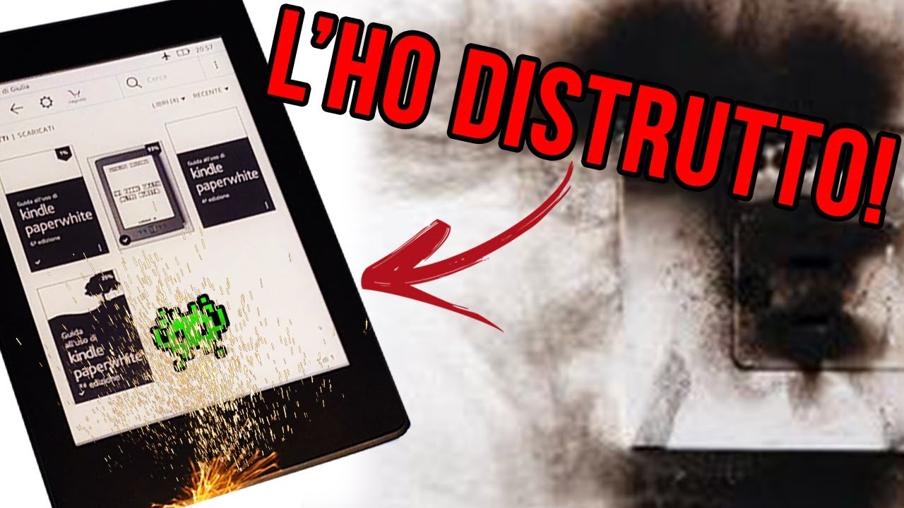 HO FATTO ESPLODERE IL KINDLE! Caricabatterie cinese? NO GRAZIE!
