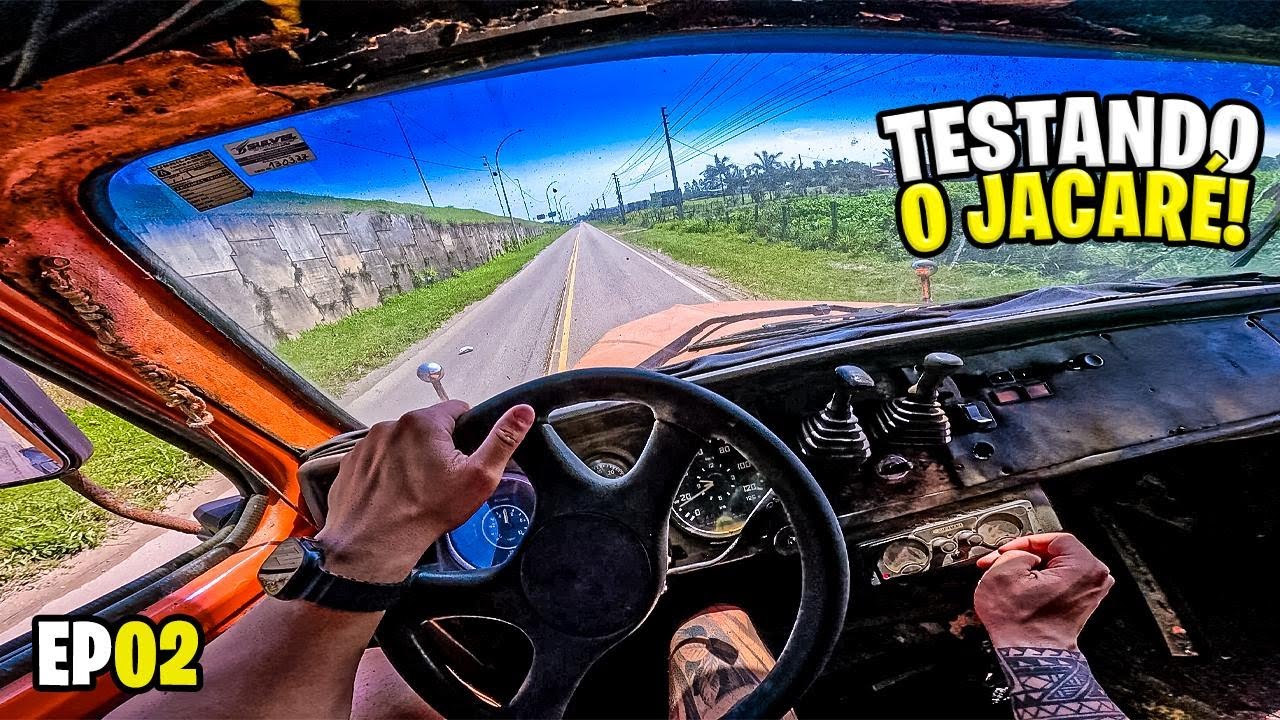 PRIMEIRO ROLE COM O JACAR&Eacute; 😂 TEST DRIVE FOI ENGRA&Ccedil;ADO EP2