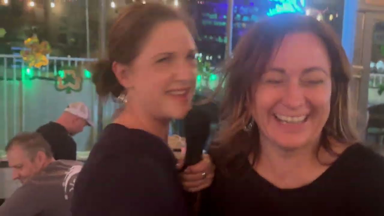 Katrina & Annette singing 
